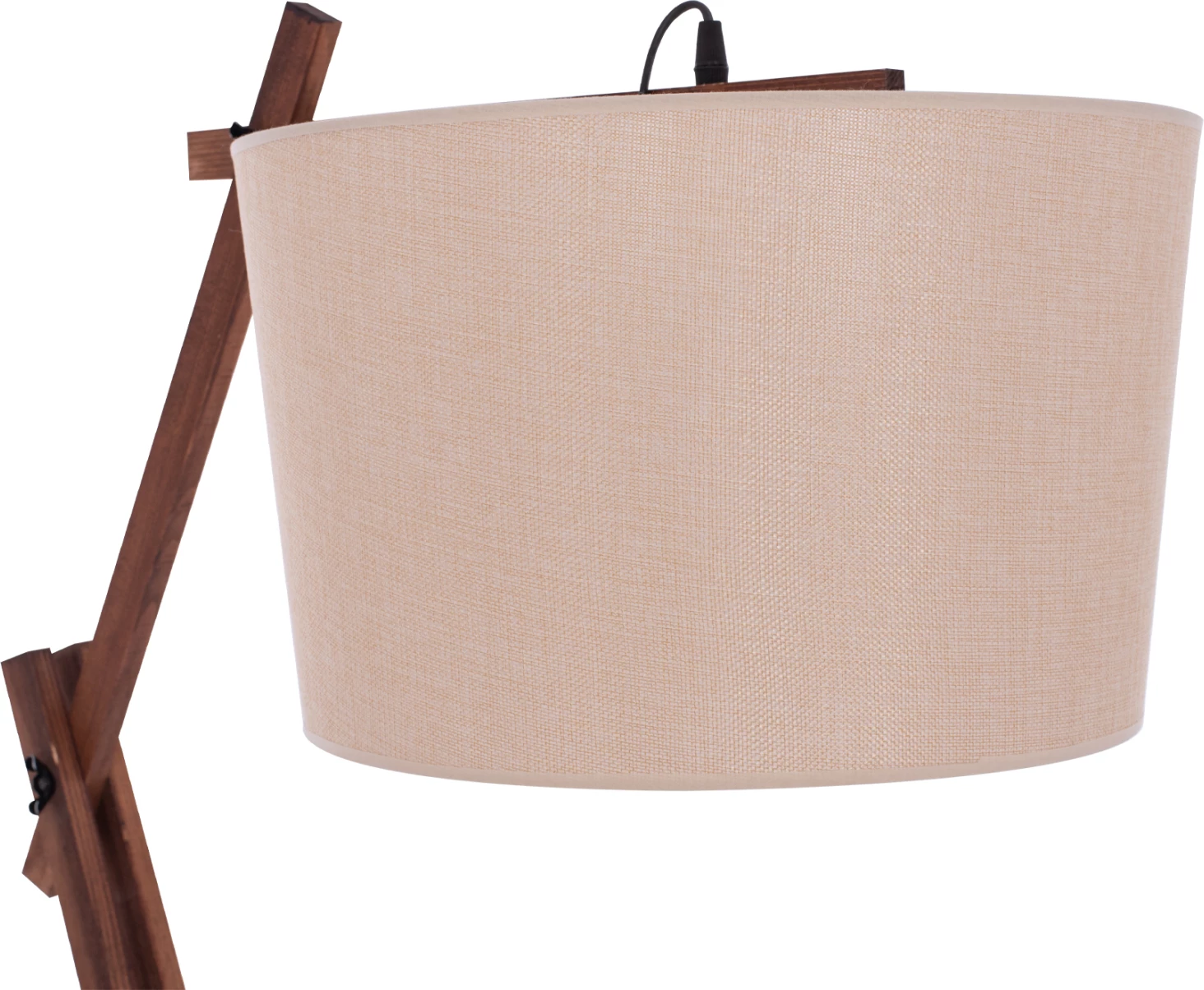 Talna svetilka CRANE s stojalom in roko bež kapo 54x54x170Hcm.FH7694.01