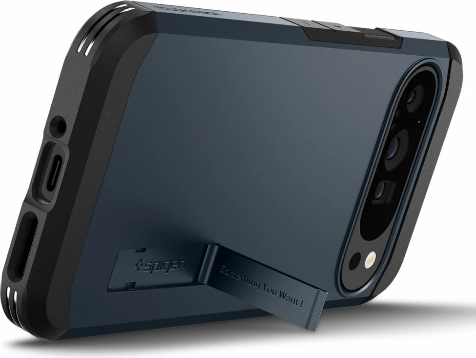 Zaščitni ovoj Spigen Tough Armor za Google Pixel 9 Pro XL, grafitna