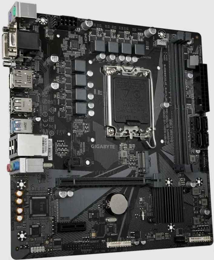 Matična plošča Gigabyte H610M S2H V2 DDR4, LGA 1700, 64 GB