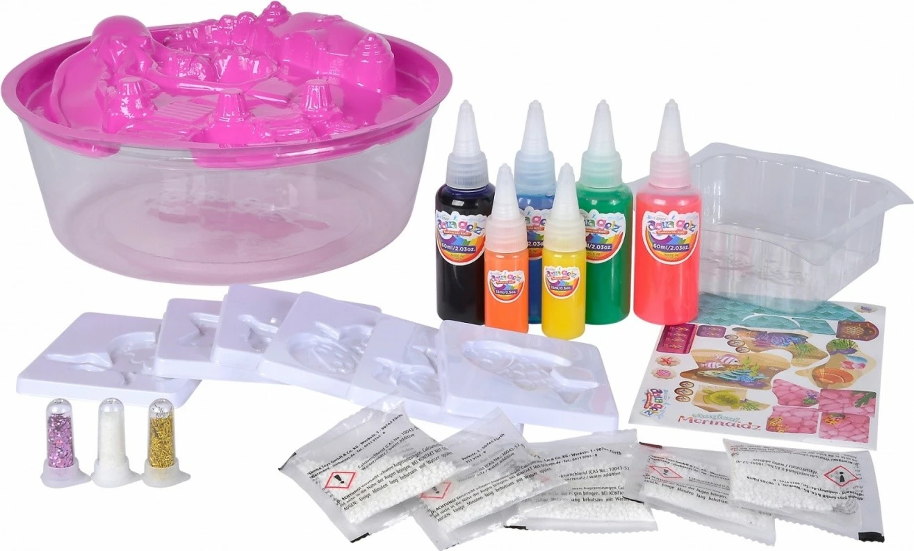 Kreativni set Aqua Gelz Magic Mermaids, Simba, 106322568, večbarven