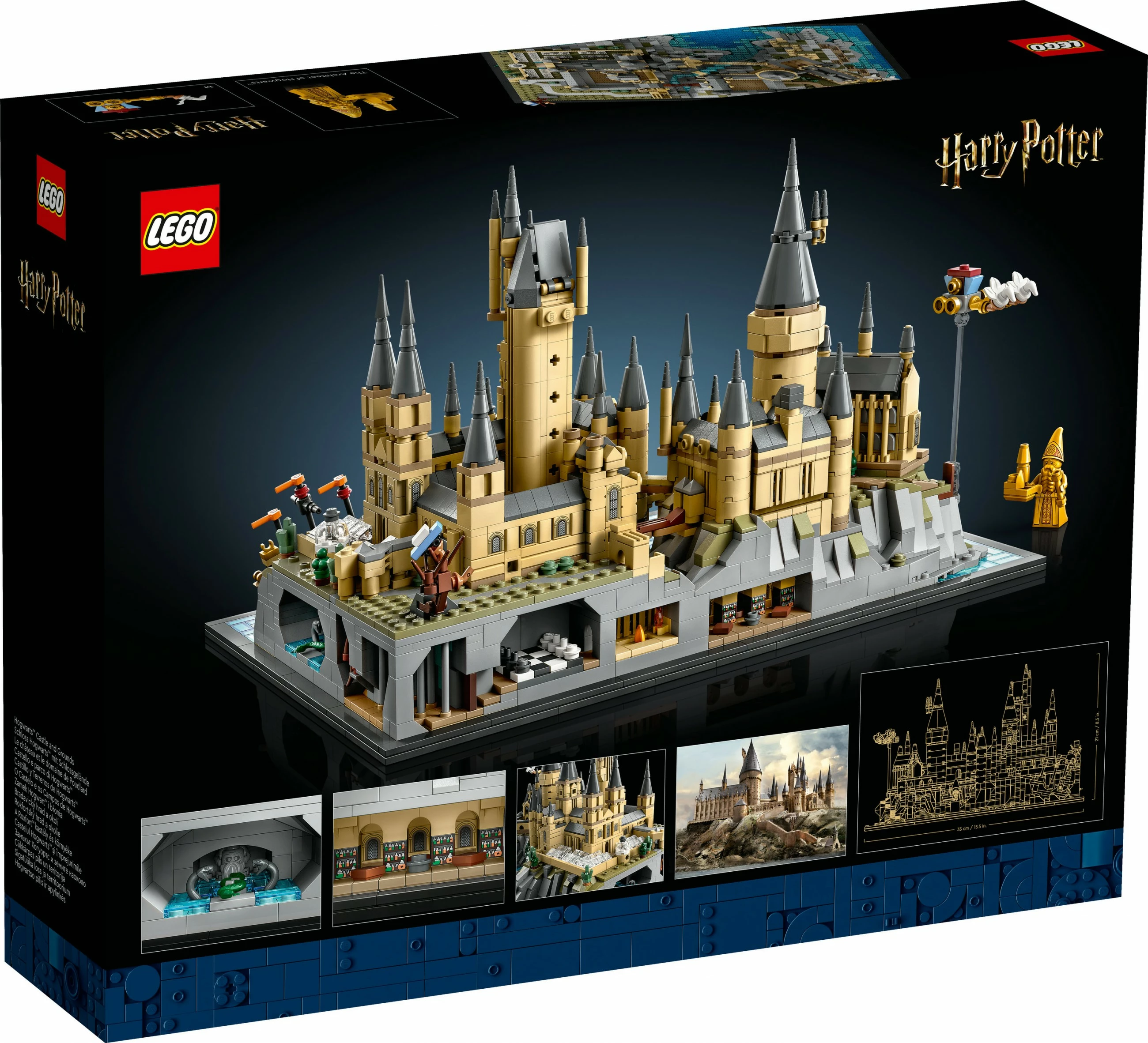 Set kipa gradnje Hogwarts™ Castle and Grounds, 2.660 kosov, večbarvno