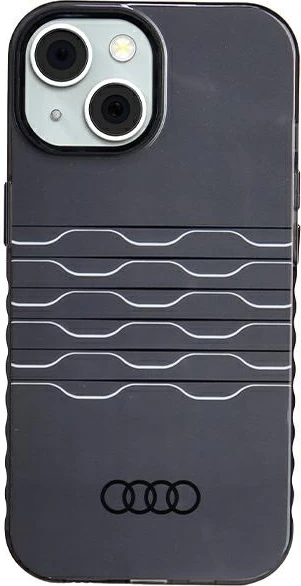 Zaščitni ovitek Audi IML MagSafe za iPhone 15/14/13, črn