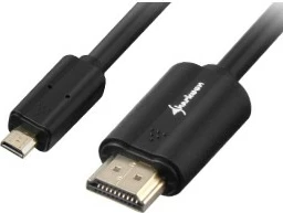Kabel HDMI na micro HDMI Sharkoon 1,5 m, črn