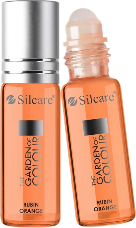 Olje za nohte in obnohtno kožico Silcare The Garden of Colour Roll On Rubin Orange, za ženske, 11 ml
