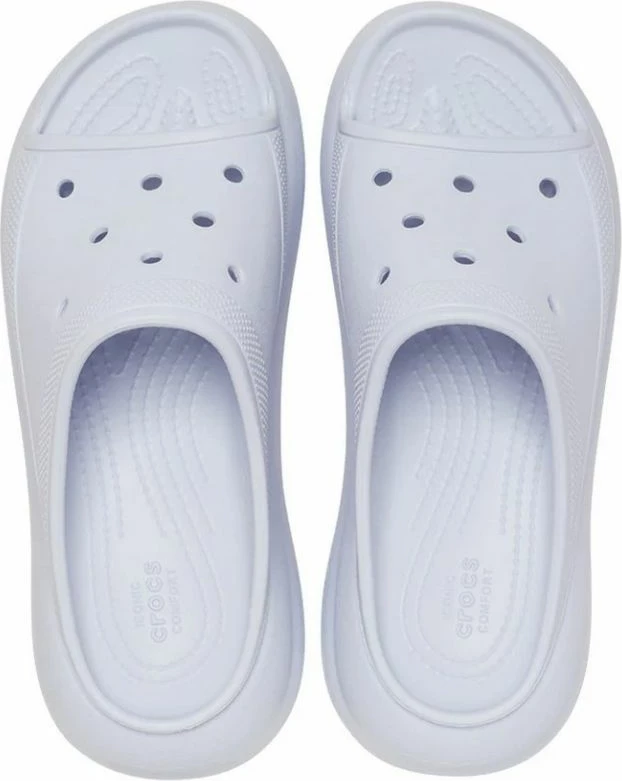 Moderni natikači CROCS CRUSH SLIDE DREAMSCAPE, vijolični
