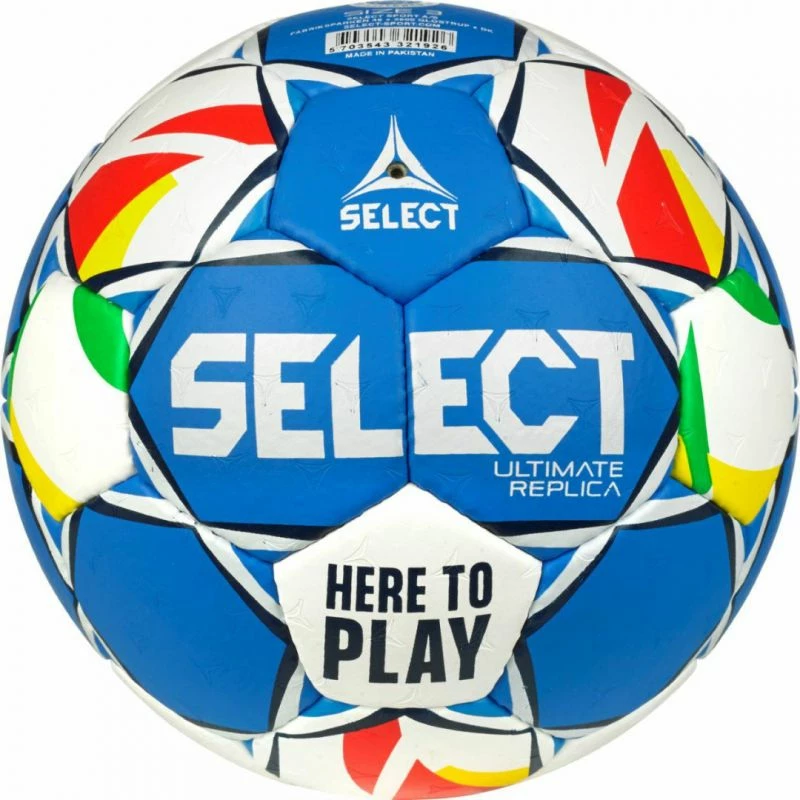 Hendbolska žoga Select Ultimate Replica EHF Euro, za moške in ženske, modra