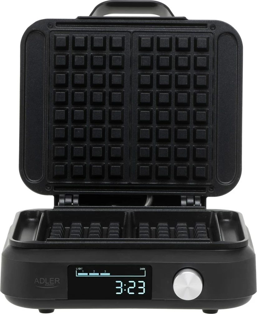 Pekač vafljev Adler AD 3087, črn