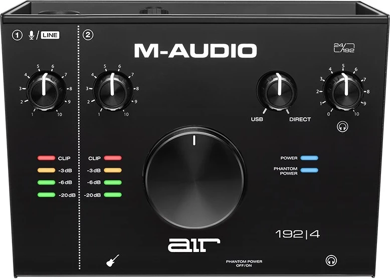 Profesionalni vmesnik za snemanje M-AUDIO AIR 192|4 Vocal Studio Pro, črn