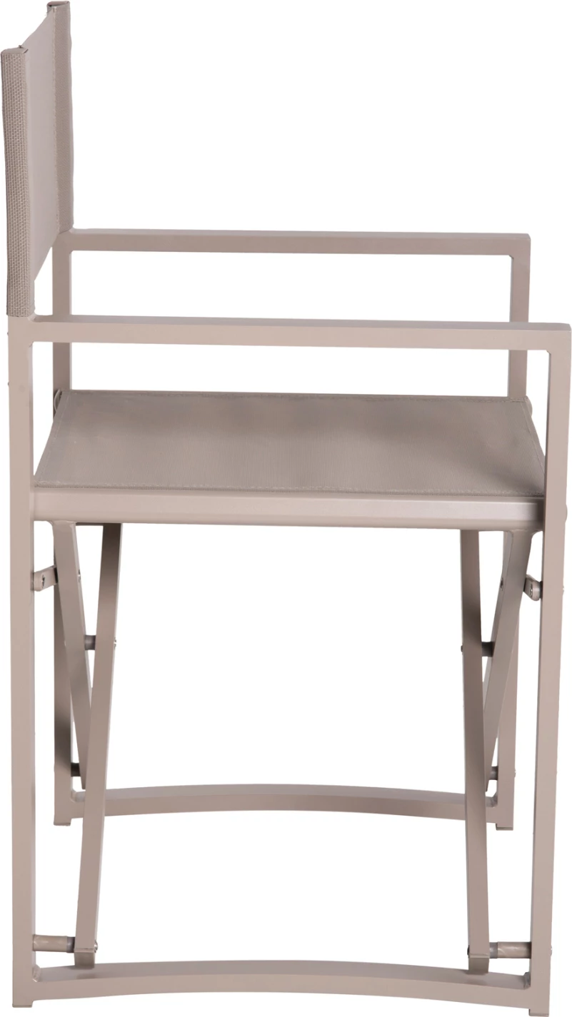 Režiserski stol aluminij DUPRE FH5094.03 barva šampanjca 57x48,5x85.5H cm