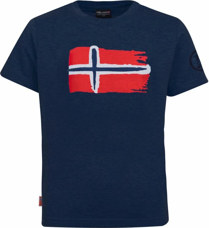 Majica za otroke Trollkids, modra