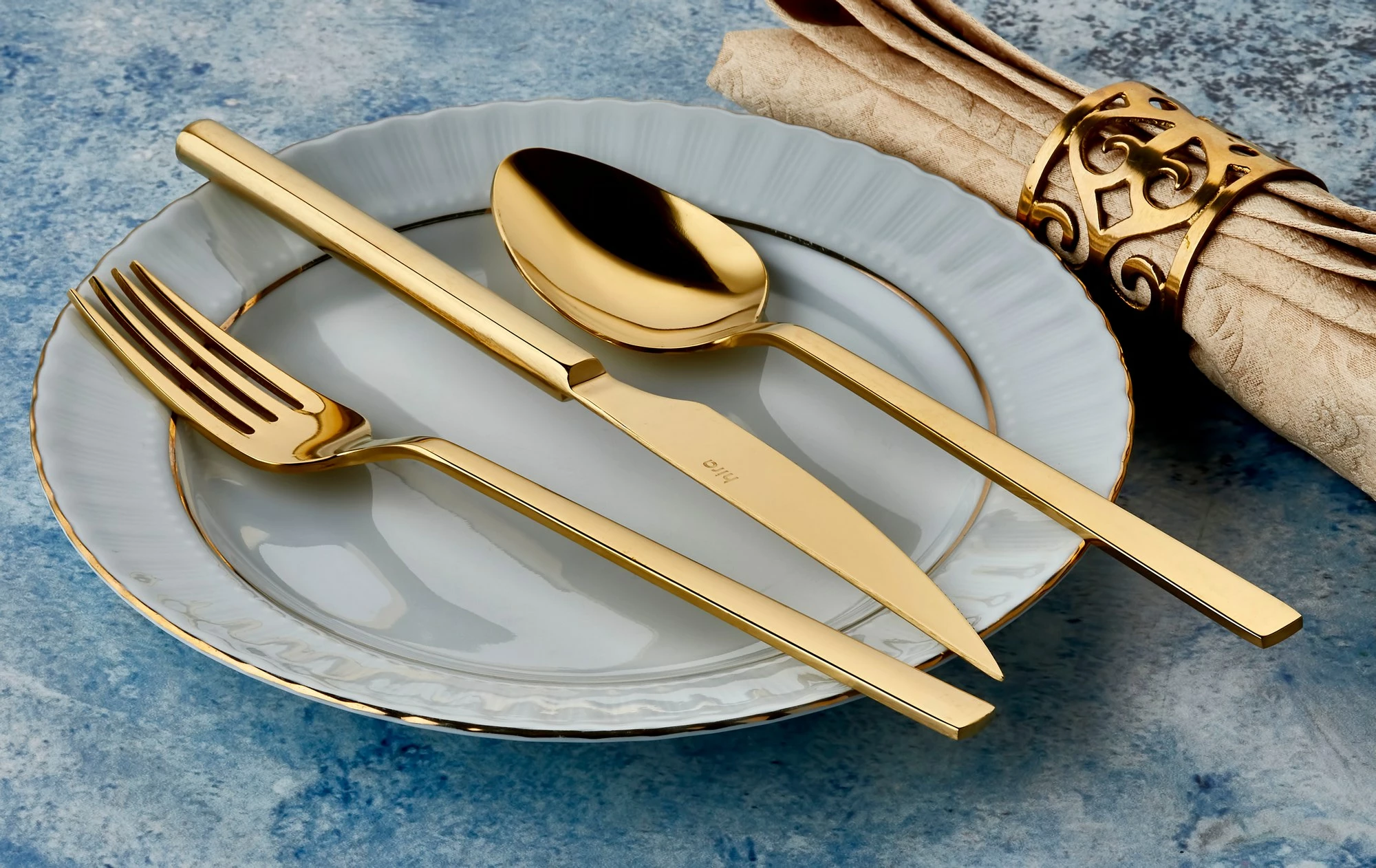 Set jedilnega pribora (36 kosov), zlata, Hermia Concept, CBK36GD