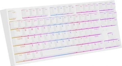 Mehančna tipkovnica, Genesis Thor 404 TKL, Kailh Box Brown V2, RGB, bela