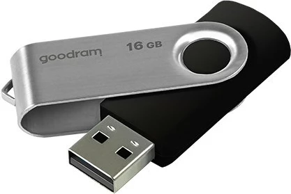 USB ključek Goodram UTS2, 16 GB, črn/srebrn