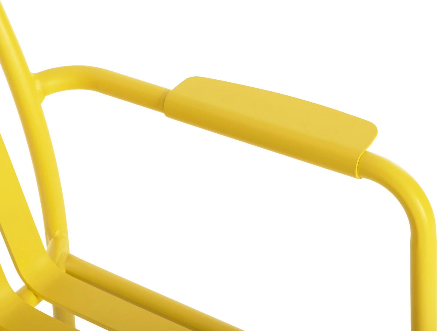 Aluminijasti naslanjač RACHEL FH6088.06 rumen 63x58x85H cm