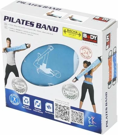 Pilates trak z ročaji Yakimasport, modra barva