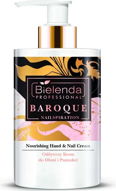 Negovalni krem za roke in nohte Bielenda Professional Nailspiration Baroque, 300 ml