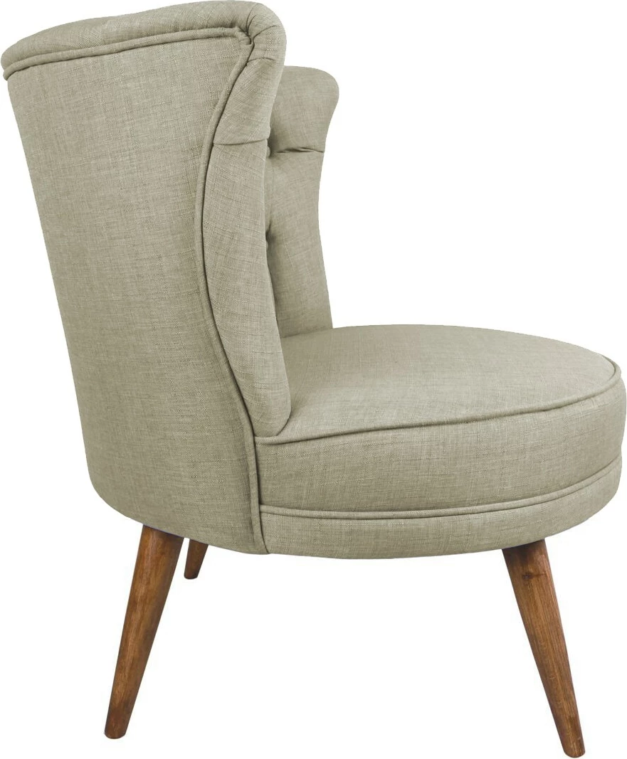 Kavč stol z naslonjalom Atelier del Sofa Richland, siva