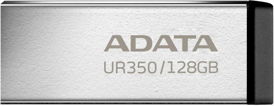 USB ključ 128GB, USB 3.2 Gen1, kovinski, črn Adata UR350