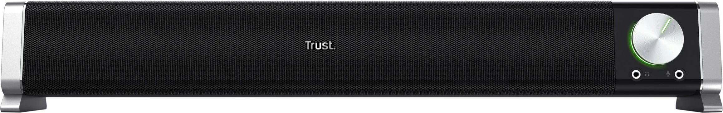 Soundbar za PC Trust Asto, 6 W RMS, USB/AUX, črno/srebrn