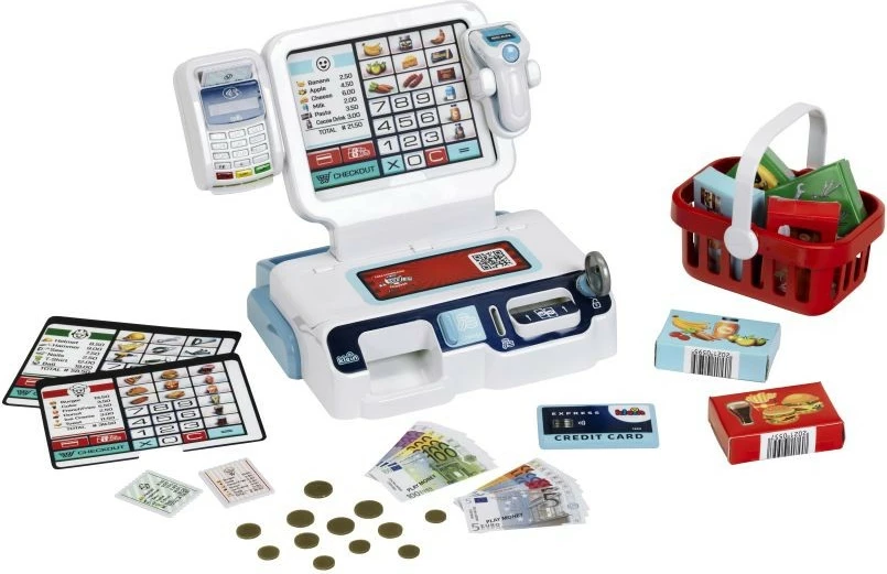 Igrača blagajna z aplikacijo Klein 7265, večbarvna, komplet dodatkov