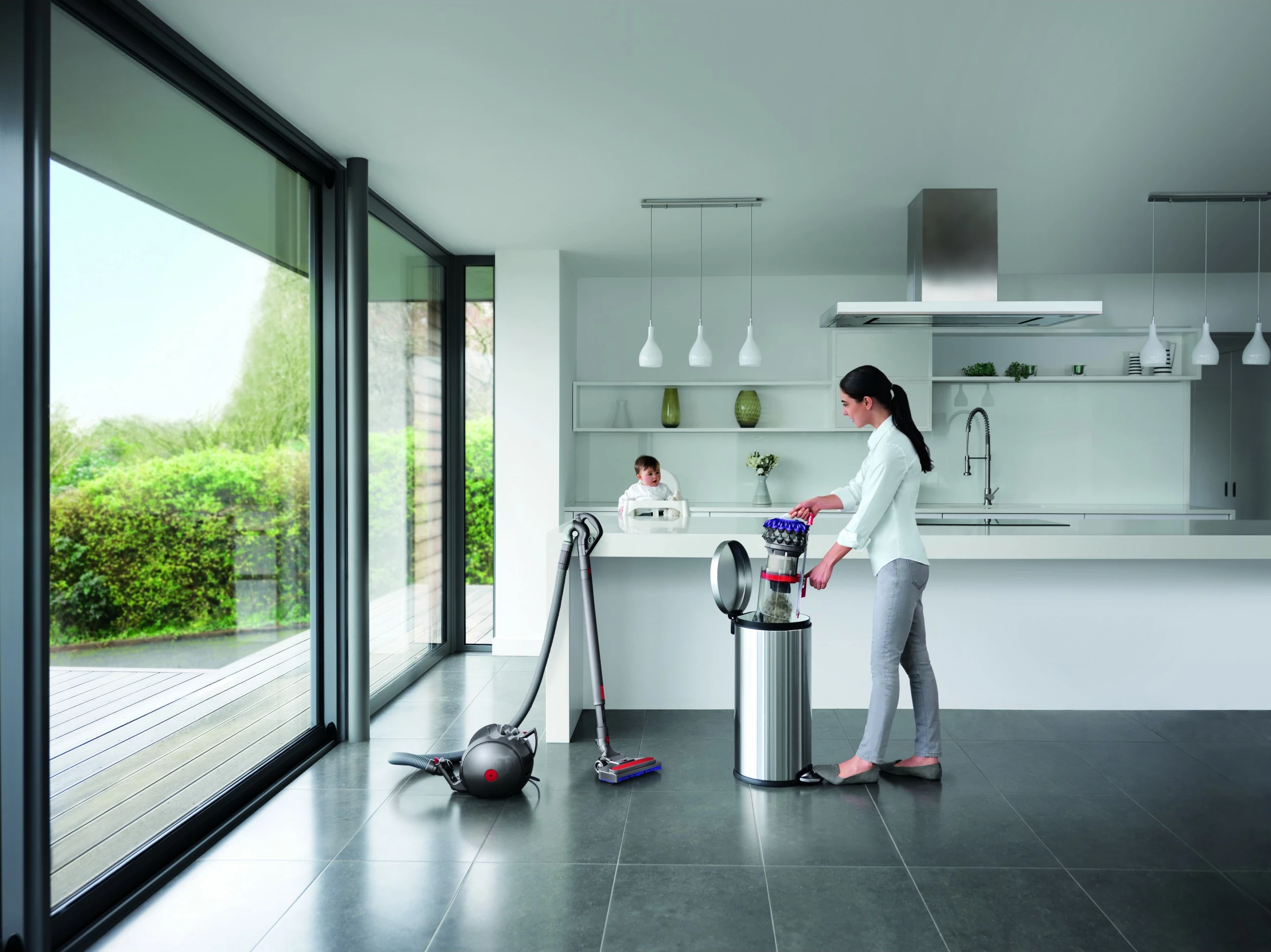 Sesalnik Big Ball Parquet 2 Dyson, 600 W, 1,5 L, srebrna/vijolična
