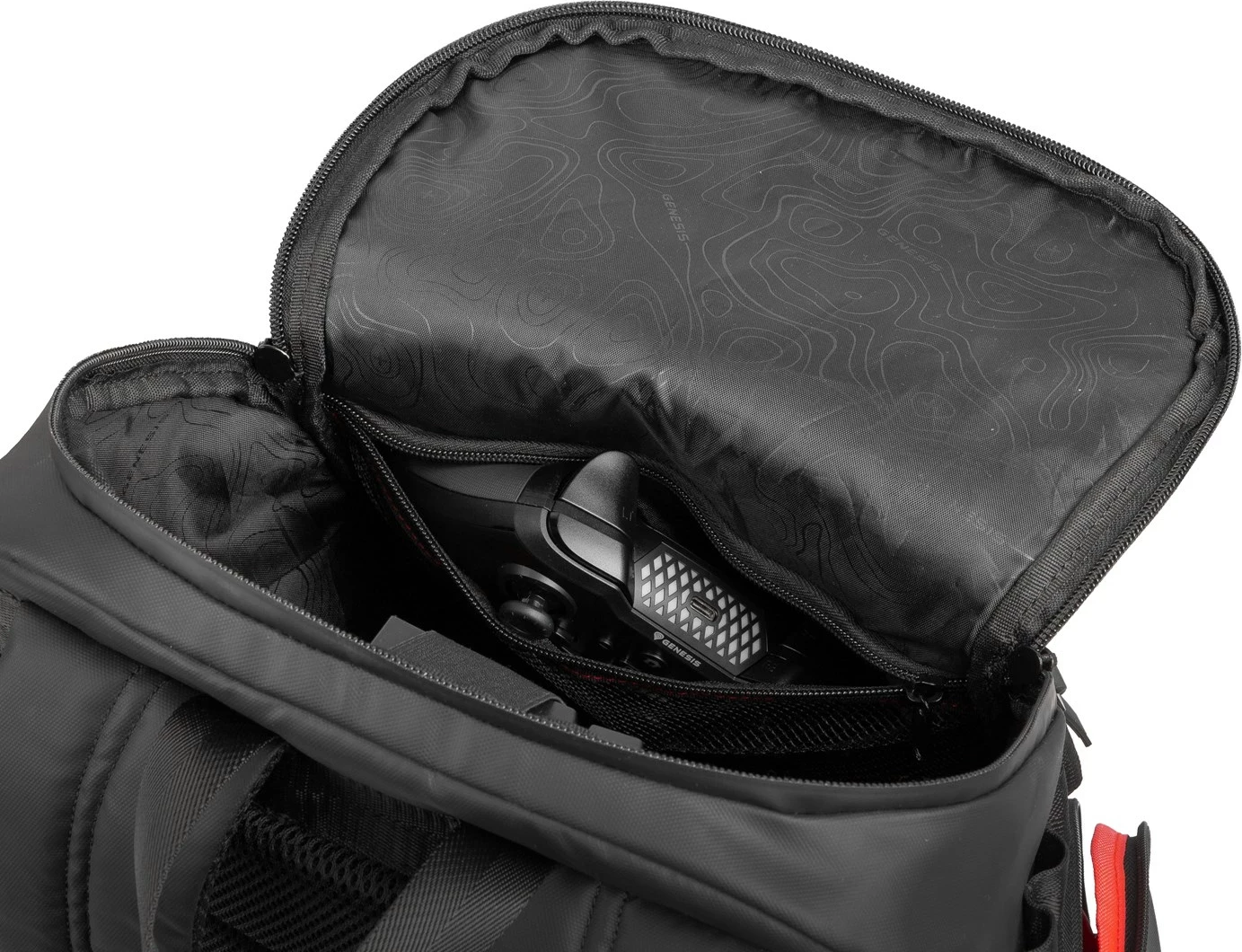 Nahrbtnik GENESIS Pallad 420, 15,6", poliester, črn