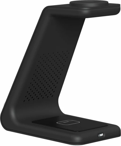 Stojalo za polnjenje 3-v-1 Tech-Protect QI15W-A36, za Android, črno