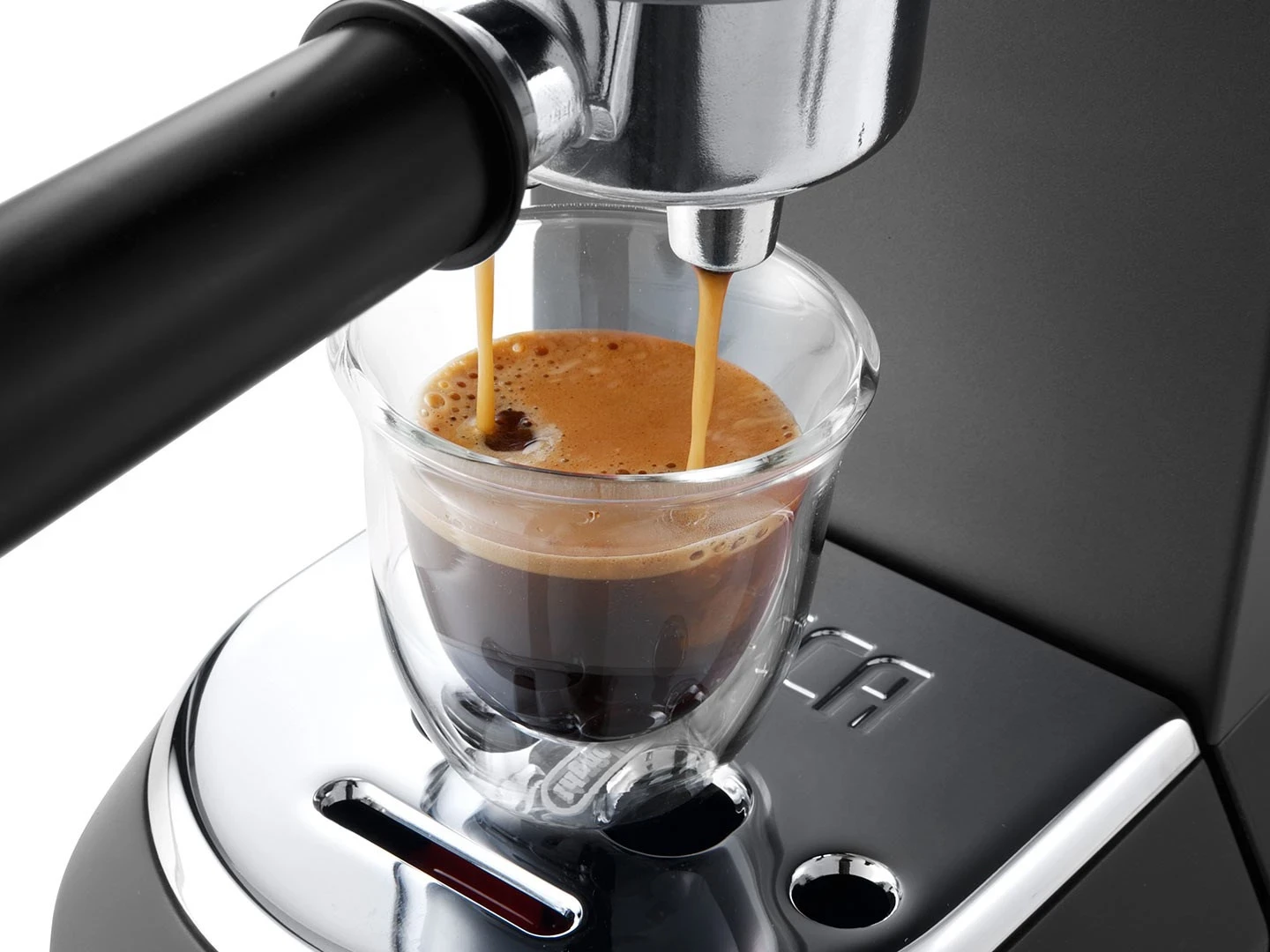 Polavtomatski aparat za espresso De'Longhi Dedica Style EC 685.BK, srebrn
