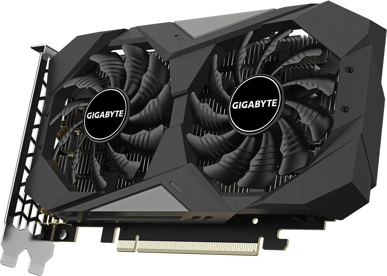 Grafična kartica Gigabyte GeForce RTX 3050 WINDFORCE OC V2 6G, 6 GB GDDR6, srebrna