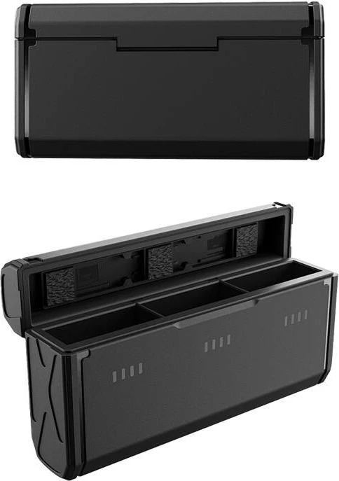 Večfunkcijski 3-kanalni polnilec za GoPro Hero 9/10/11/12, Telesin GP-HPK-011, črn