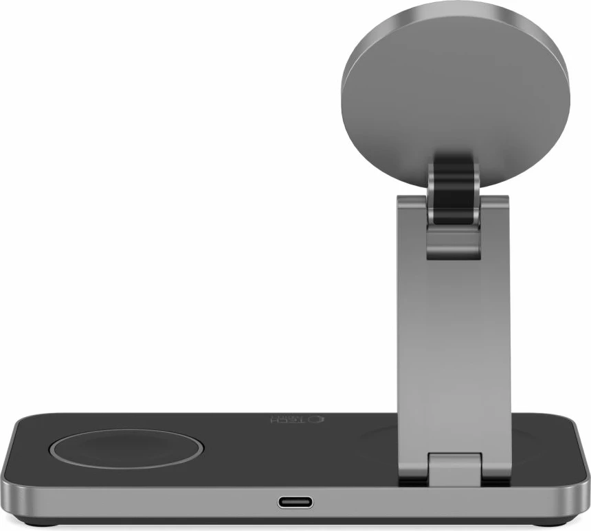 Indukcijski polnilec 3-v-1 Tech-Protect QI15W-A47 z MagSafe, USB-C, črn