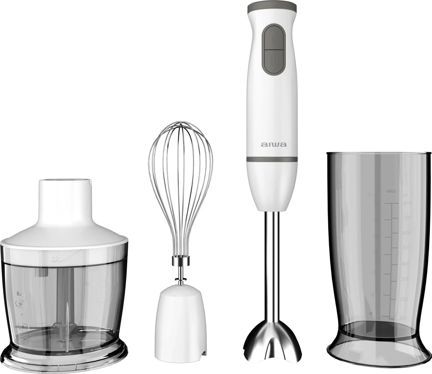 Rokčni mešalnik Aiwa ABL800 Plus Kenkiri 800 Plus, 600 W, bel