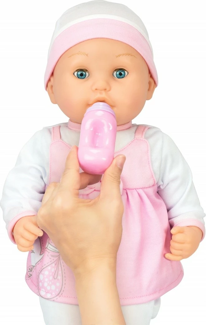 Interaktivna punčka Natalia Rozkoszny, Artyk, 40 cm, z dodatki, rožnata