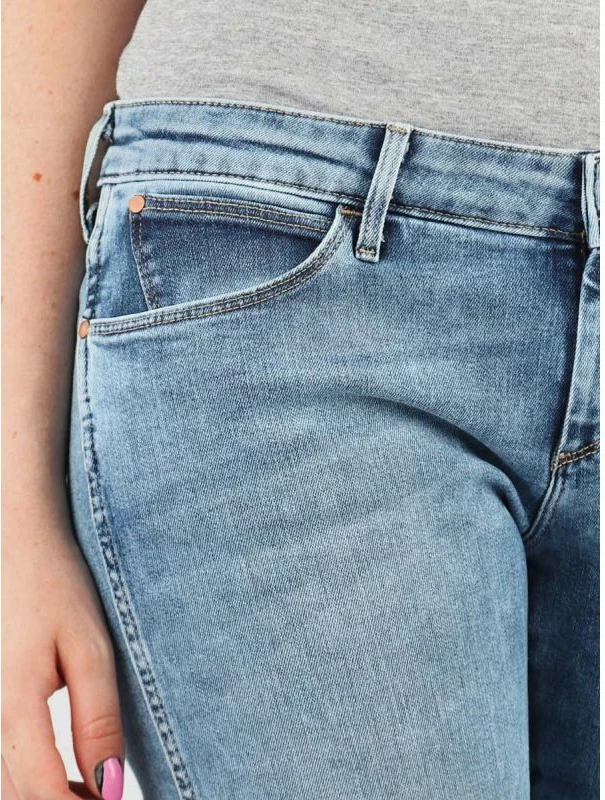 Jeans hlače za ženske Wrangler, modre