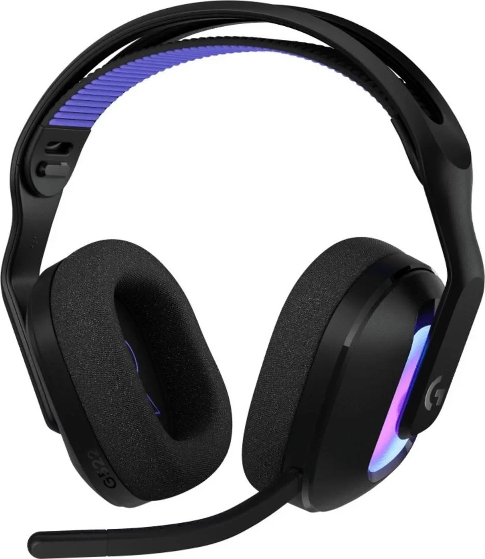 Brezžične slušalke Logitech G522, Bluetooth 5.3, mikrofon, črne
