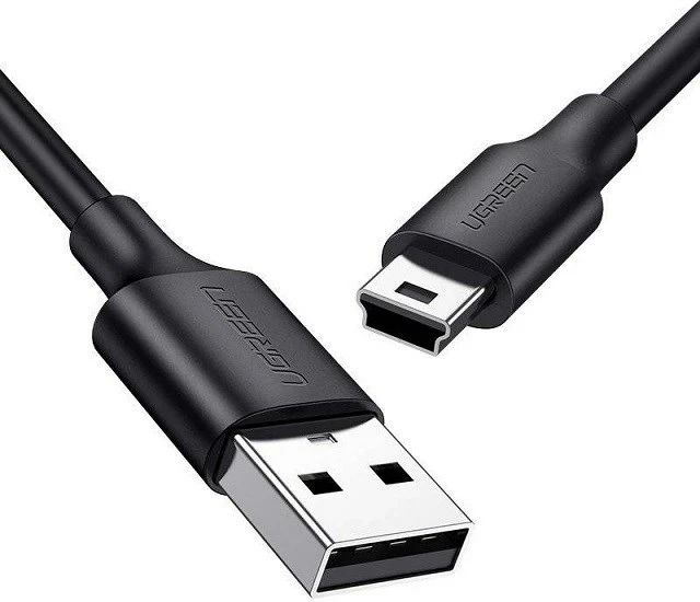 Kablu USB, mini-USB, 3 m, črn UGREEN US132