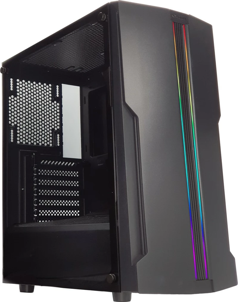 Midi tower z RGB osvetlitvijo Xilence XG121 BLADE X512.RGB, črn