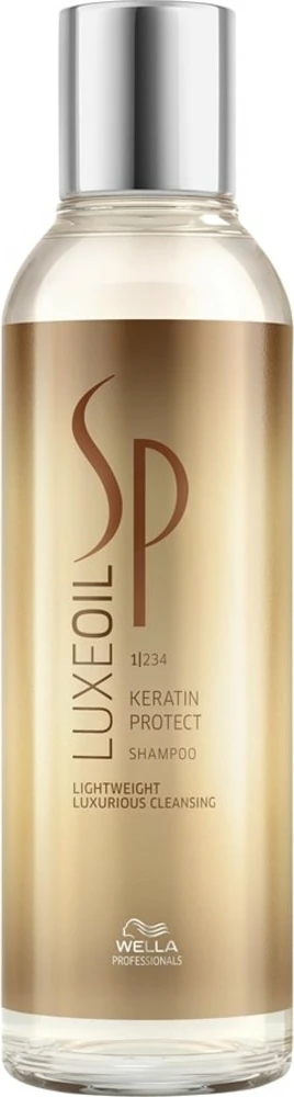 Šampon za ženske z poškodovanimi lasmi, Wella Professionals SP Luxe Oil Keratin Protect 200 ml