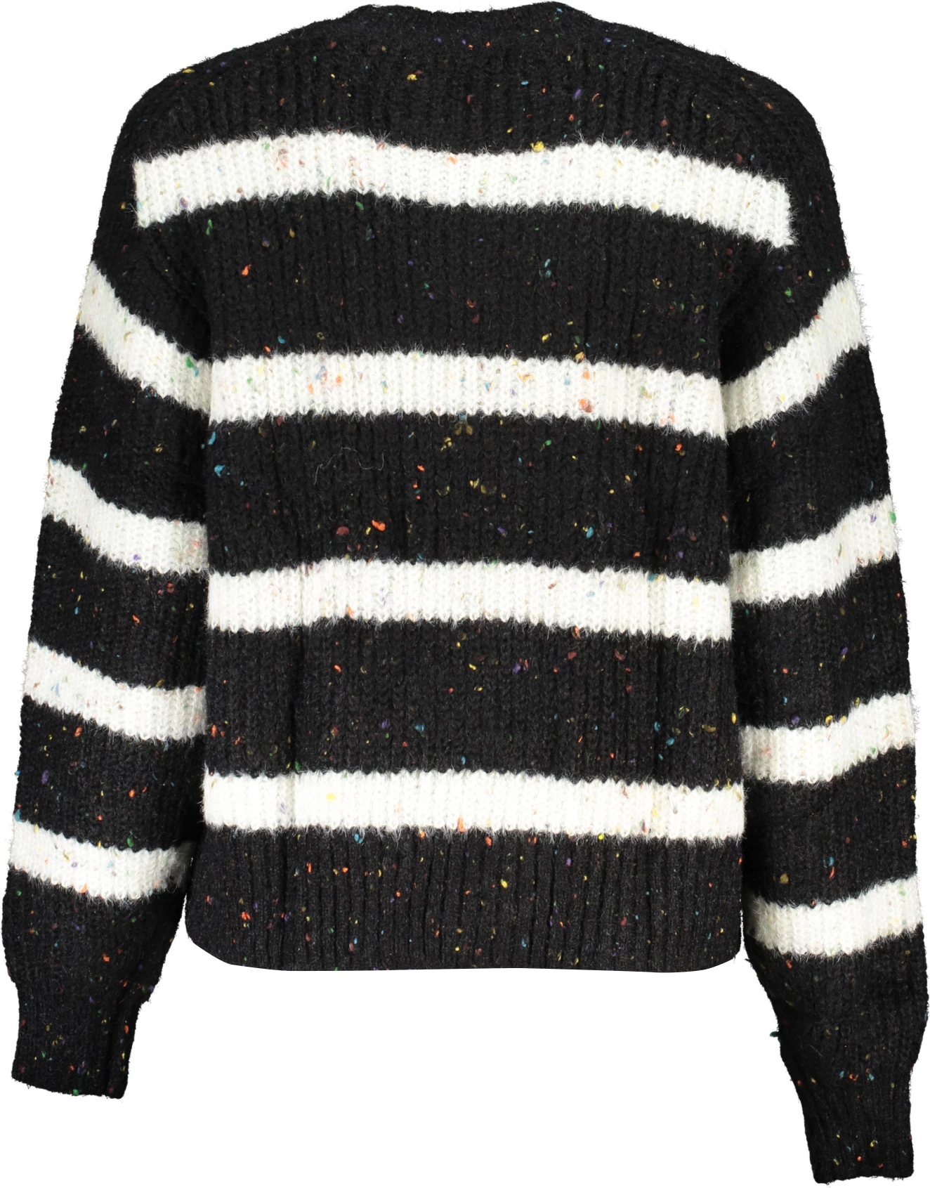 Pleten pulover za ženske DESIGUAL, črn