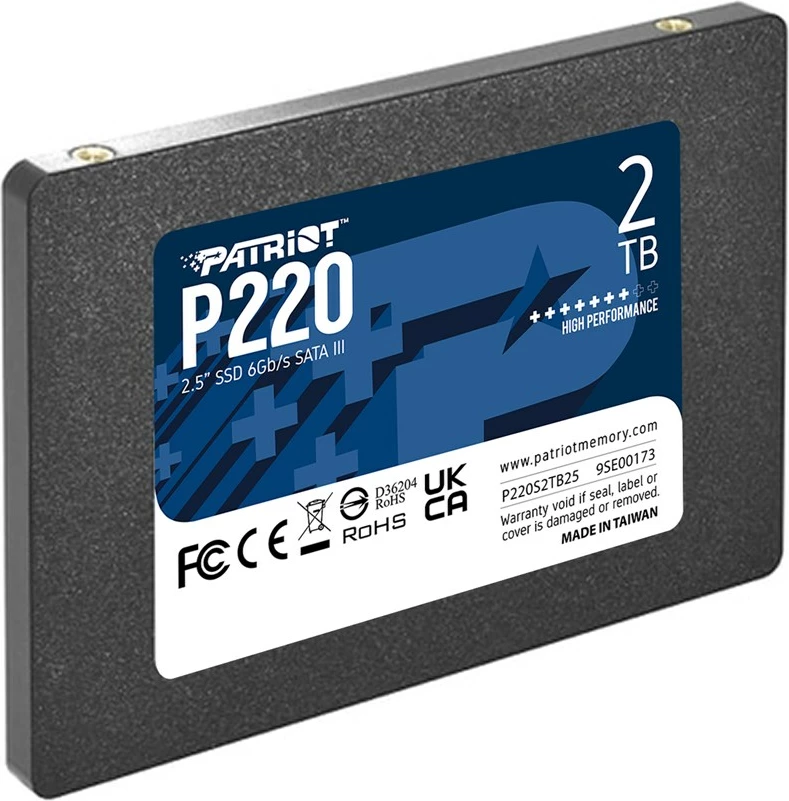 SSD 2TB, 2,5-palčni, Serial ATA III Patriot Memory P220