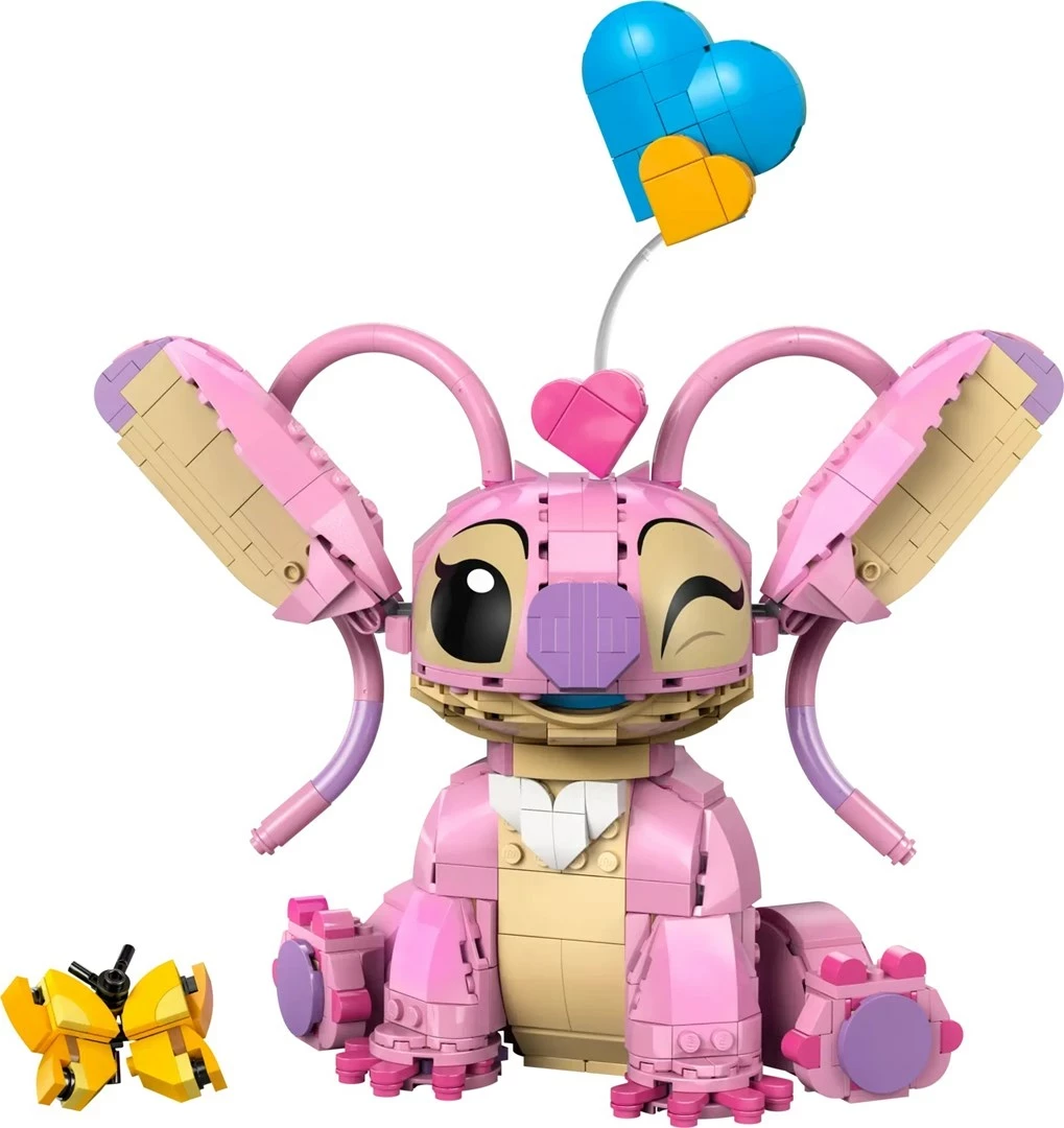Set gradnje Disney Angel 43257, 782 kosi, rožnat