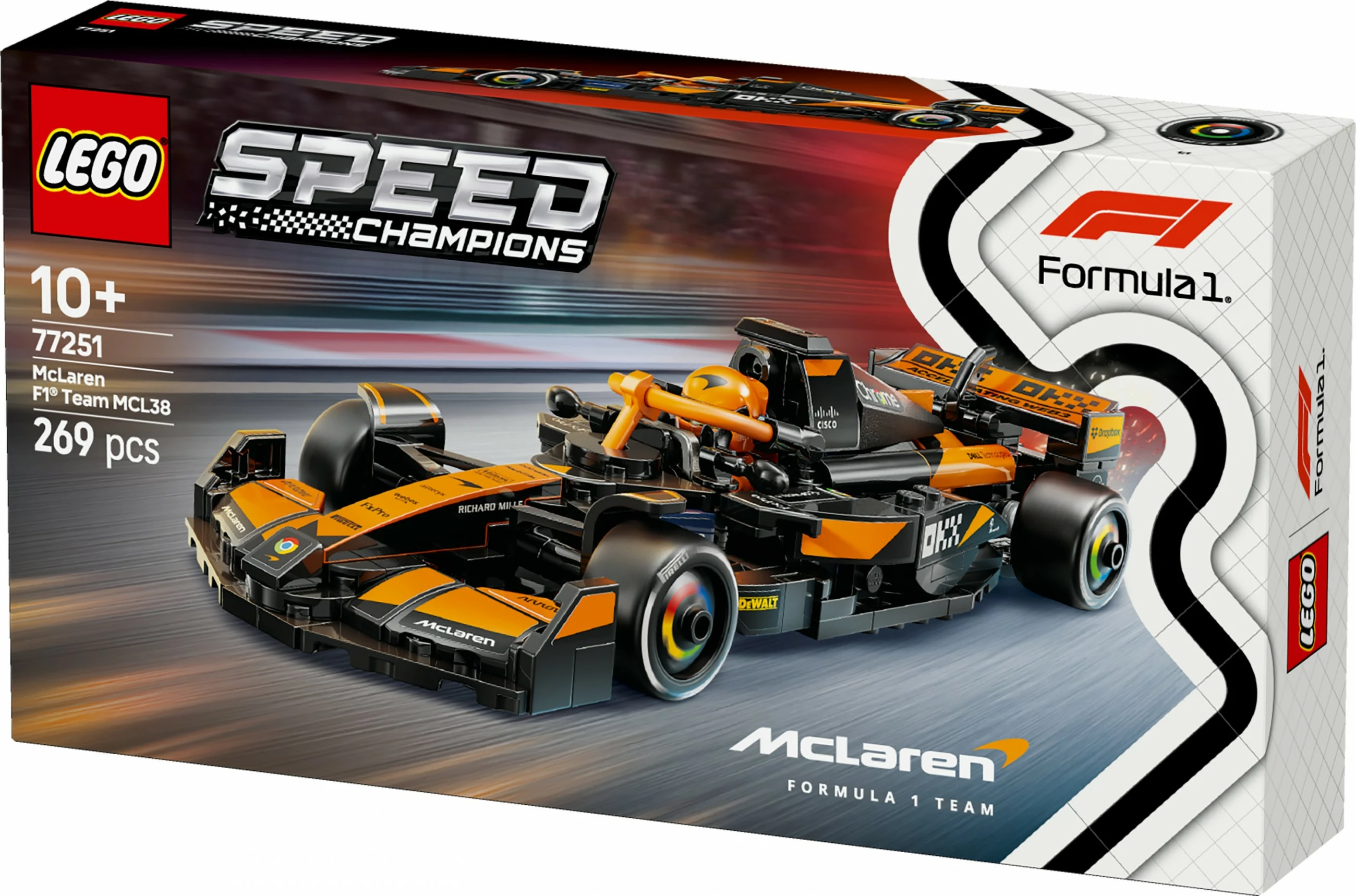 Set gradnje McLaren F1® Team MCL38, 269 kosov, večbarven