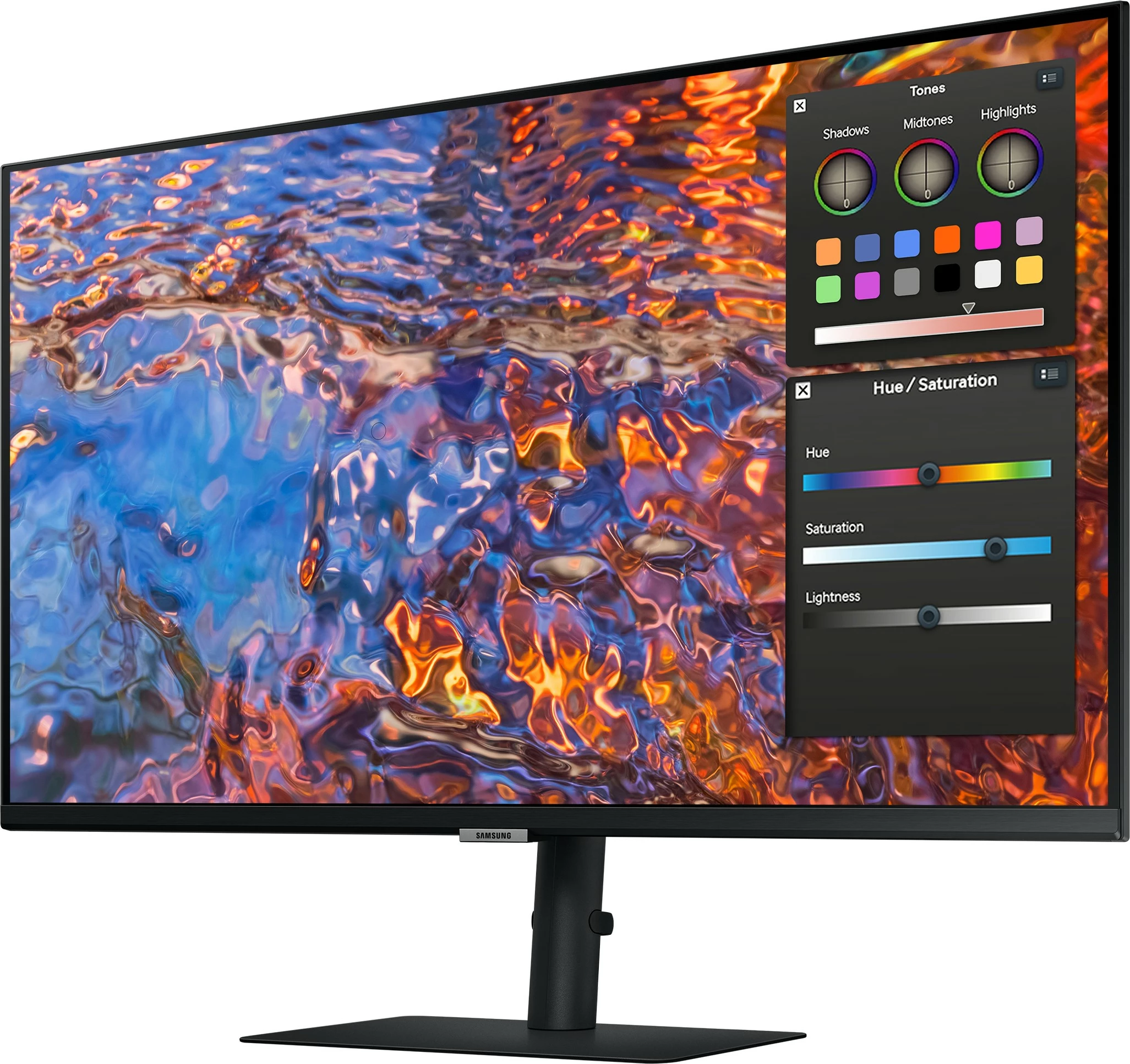 32" 4K Ultra HD LED monitor, Samsung S80PB, črn