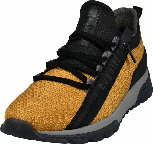 Čevlji Bugatti za moške, črno-oranžni