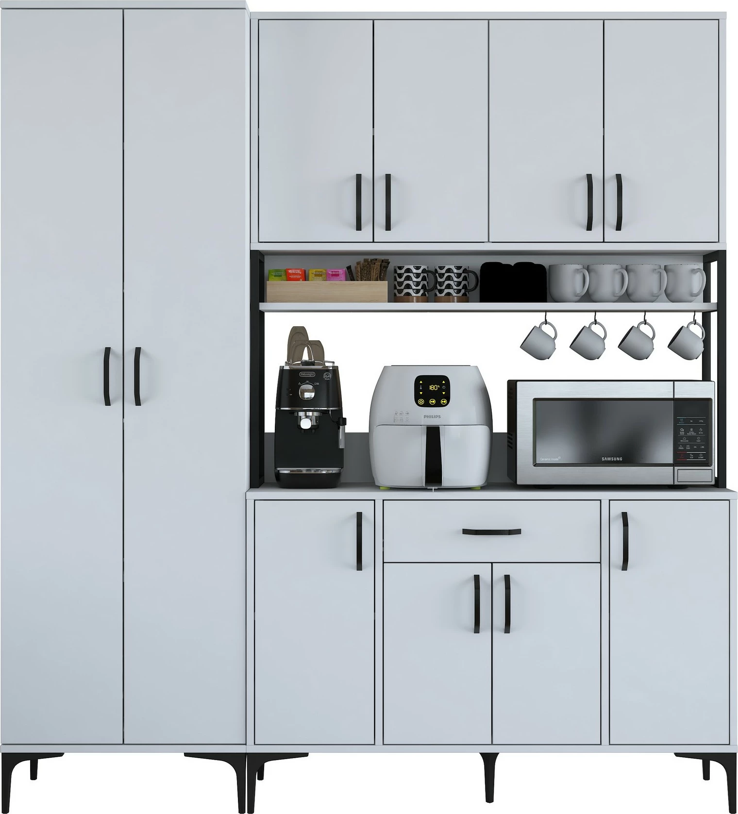 Multifunkcijski omarica Hanah Home JE133 - 3054, bela