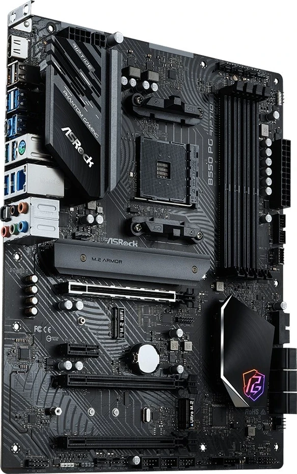 Plošča Asrock B550 PG Riptide, Socket AM4, ATX