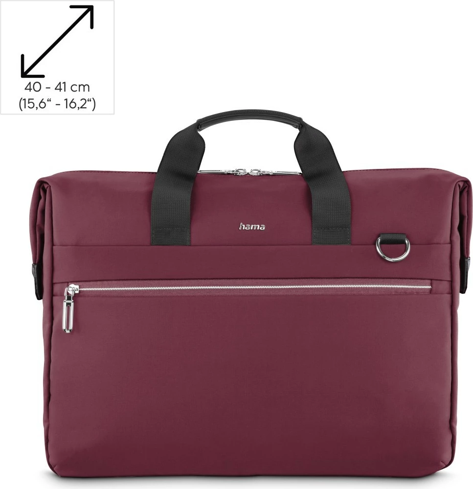 Torba za prenosnik 15,6–16,2" Hama Ultimate 227068, rdeča