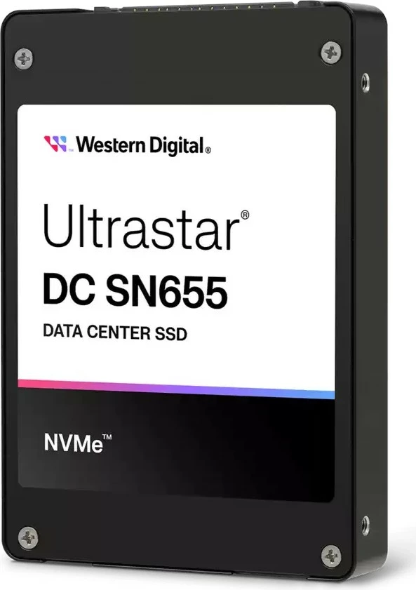 Notranji SSD 15,36 TB, NVMe, U.3 PCIe 4.0, 2,5", Western Digital Ultrastar DC SN655