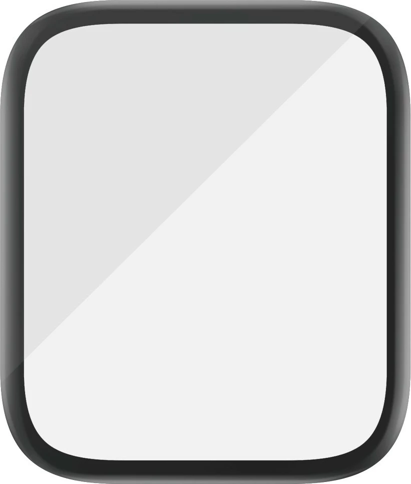 Zaščita zaslona PanzerGlass za Apple Watch Series 4/5 40 mm, prozorna, črni okvir