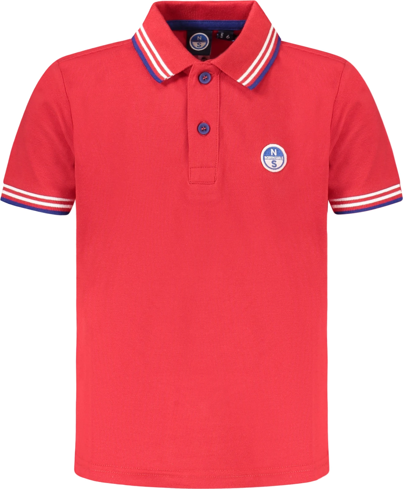 Polo majica za fante, NORTH SAILS, rdeča